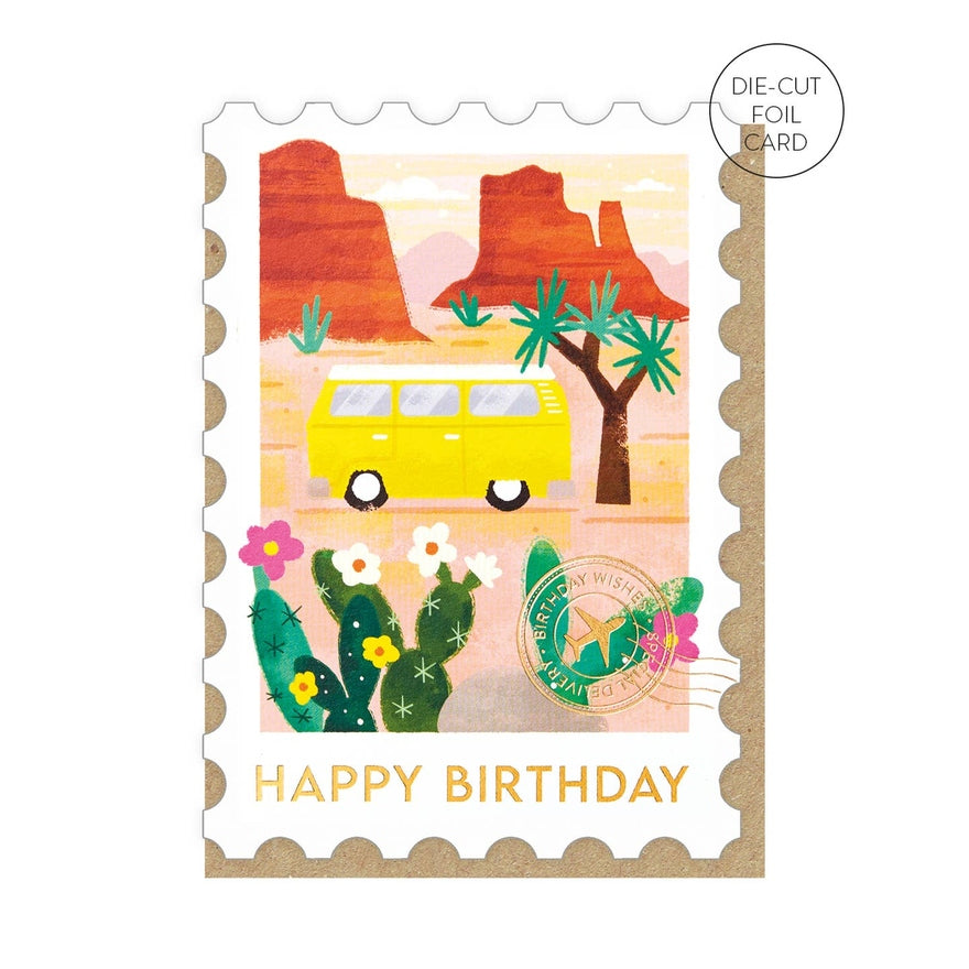 Kaart Camper Van Birthday