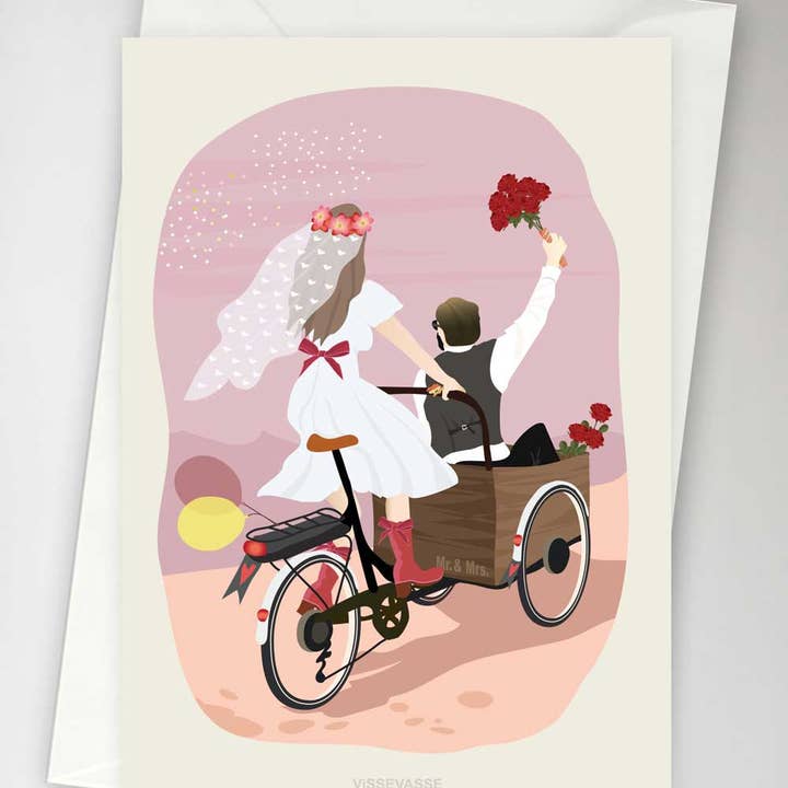 Kaart Wedding Bike