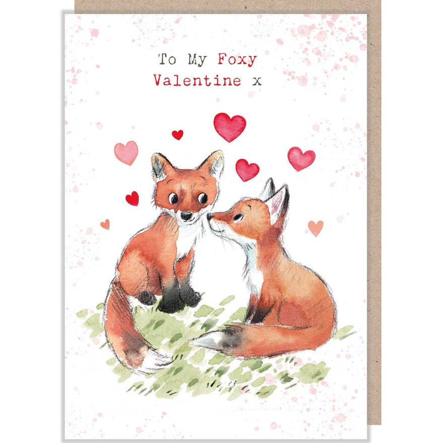 Kaart Foxy Valentine