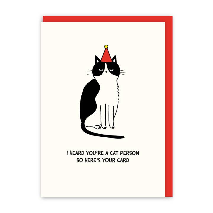 Kaart Cat Person