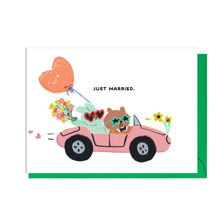 Kaart Just Married