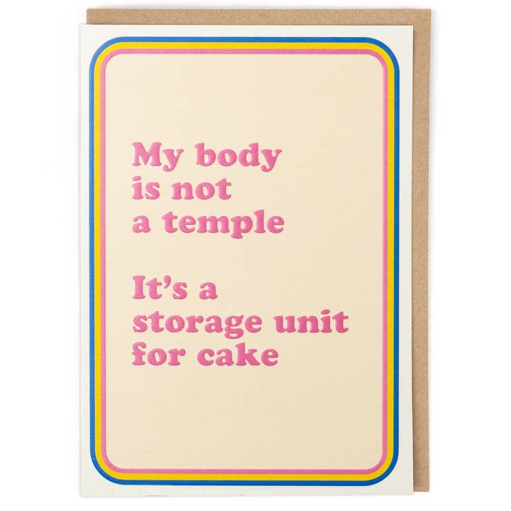 Kaart Storage Unit For Cake
