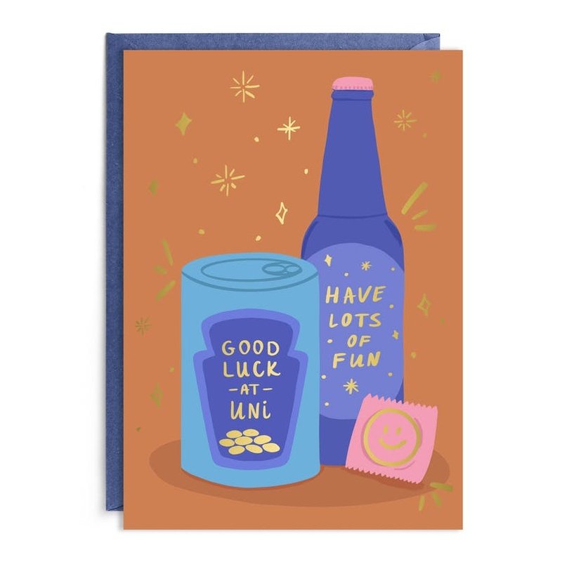 Kaart Good Luck At Uni