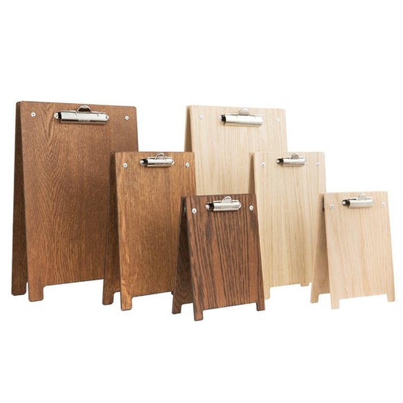 Staand klembord A5 | Dark Oak