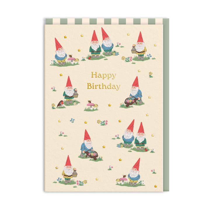 Kaart Birthday Gnomes