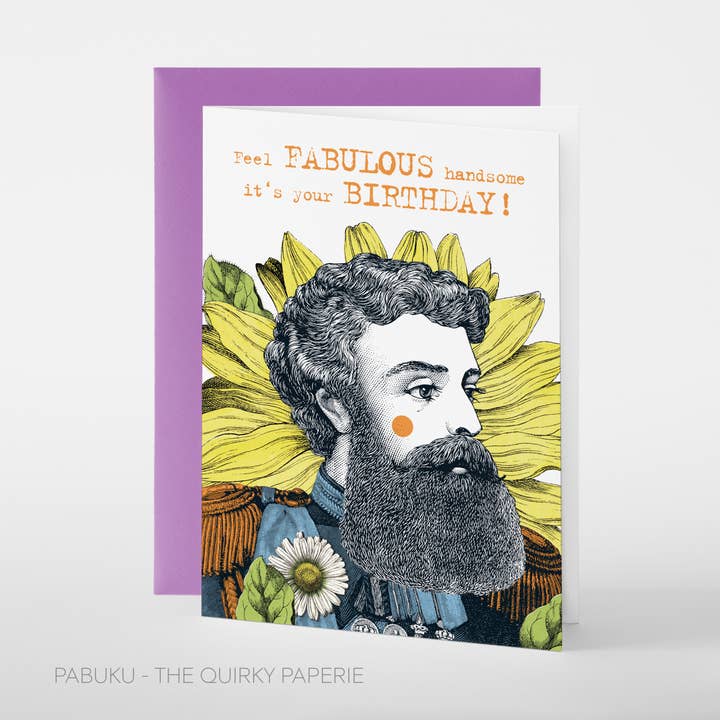 Kaart Fabulous Handsome