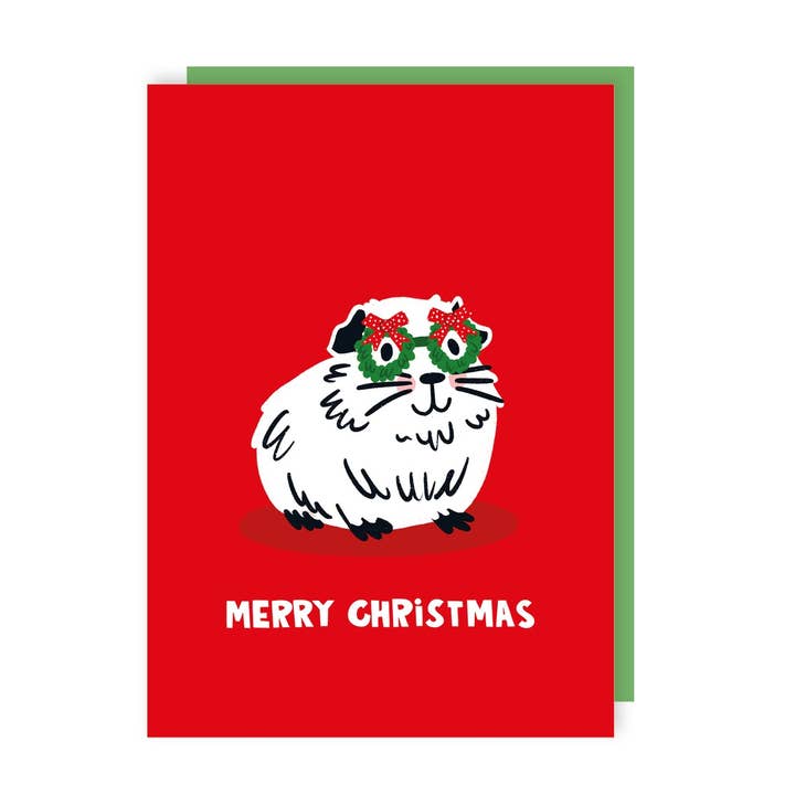 Kaart Guinea Pig Christmas