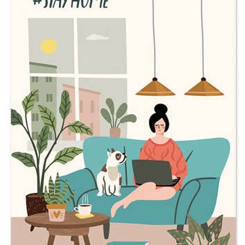 Kaart #Stayhome
