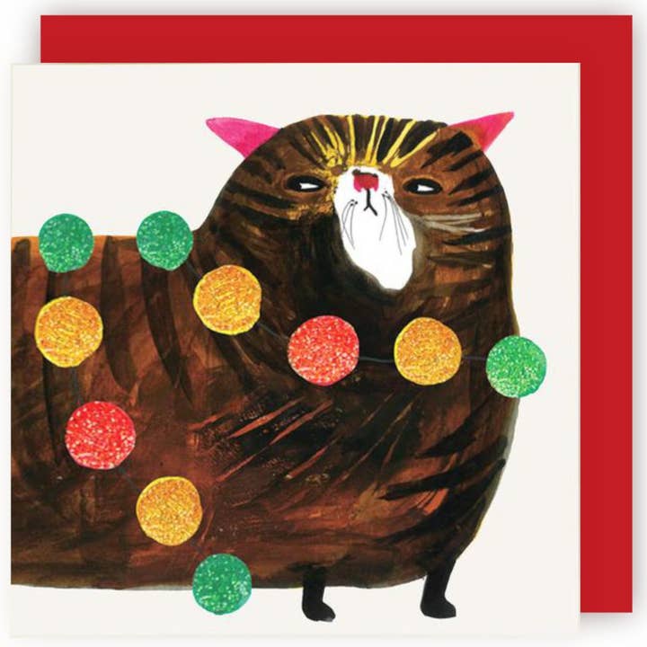 Kaart Christmas Cat | Glitter Slinger