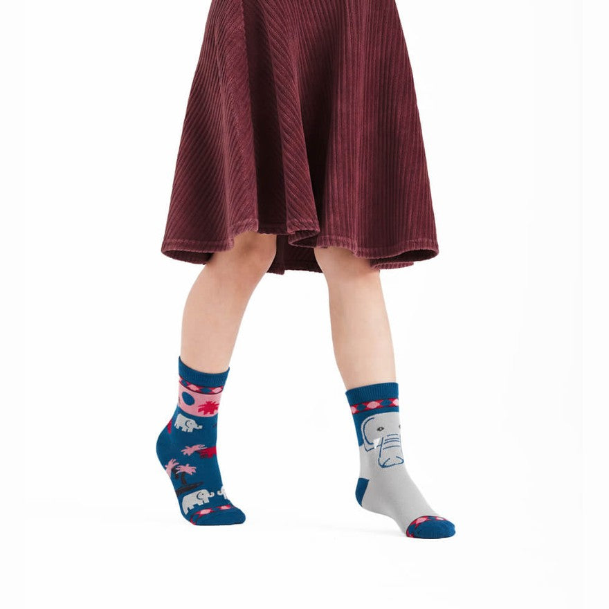 Many Mornings Funky Elephant Sokken