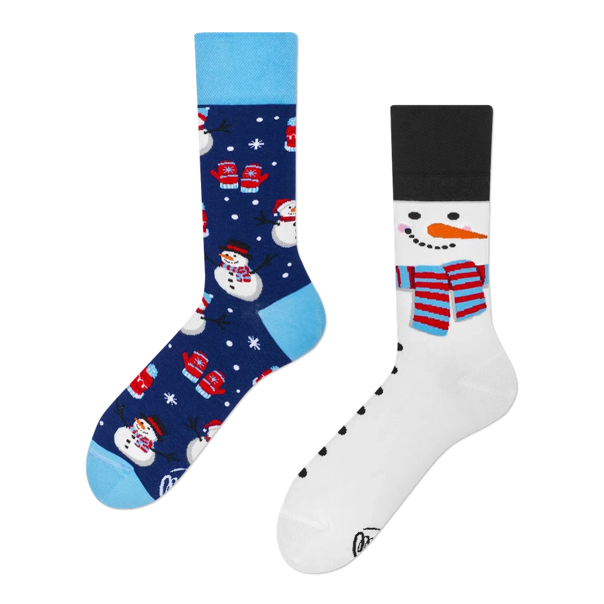Many Mornings Snowman Sokken