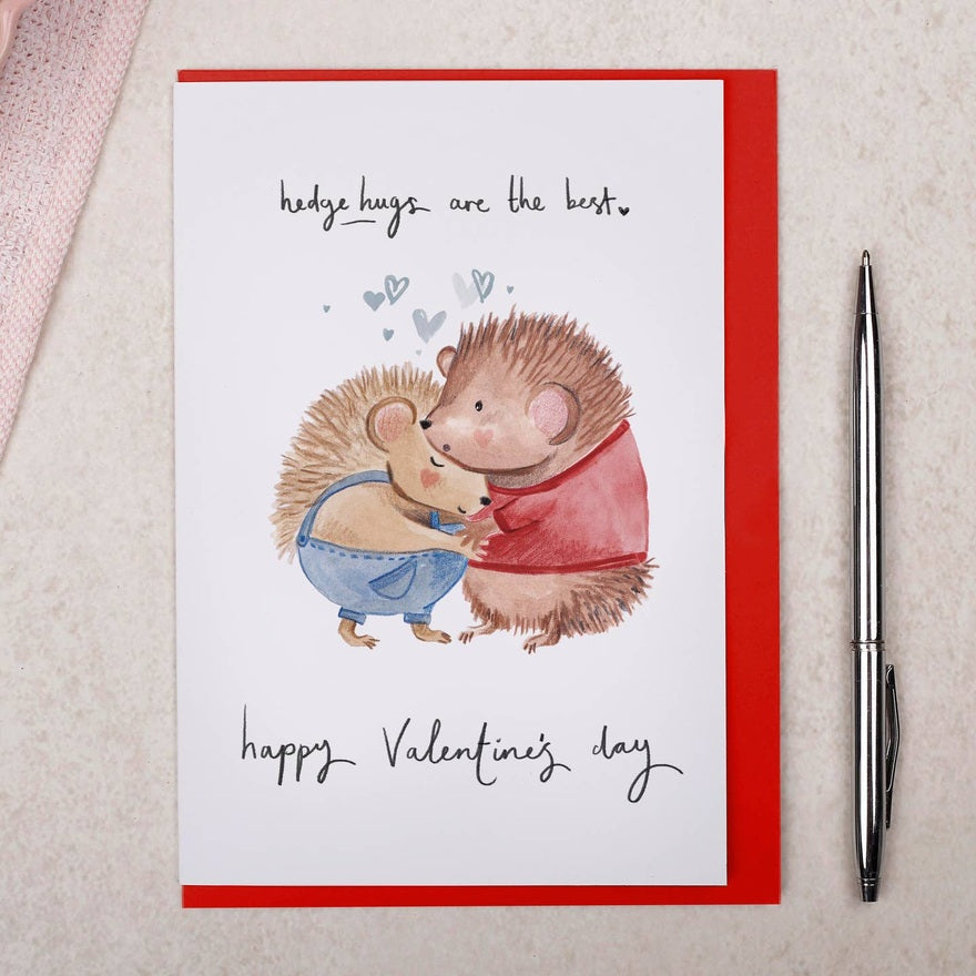 Kaart Hedge Hugs | Valentine's Day