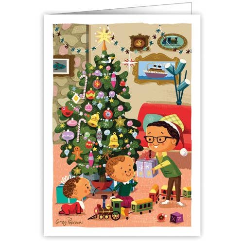 Kaart Children With Presents