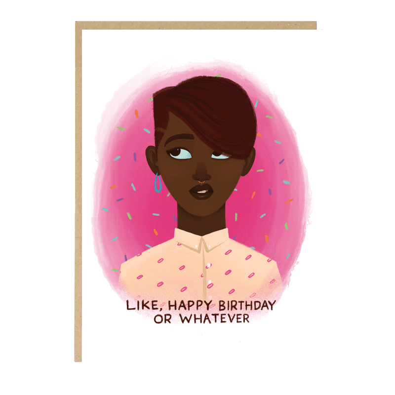 Kaart Like, Happy Birthday Or Whatever