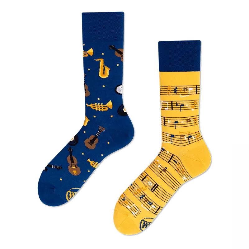 Many Mornings Sokken | Music Notes