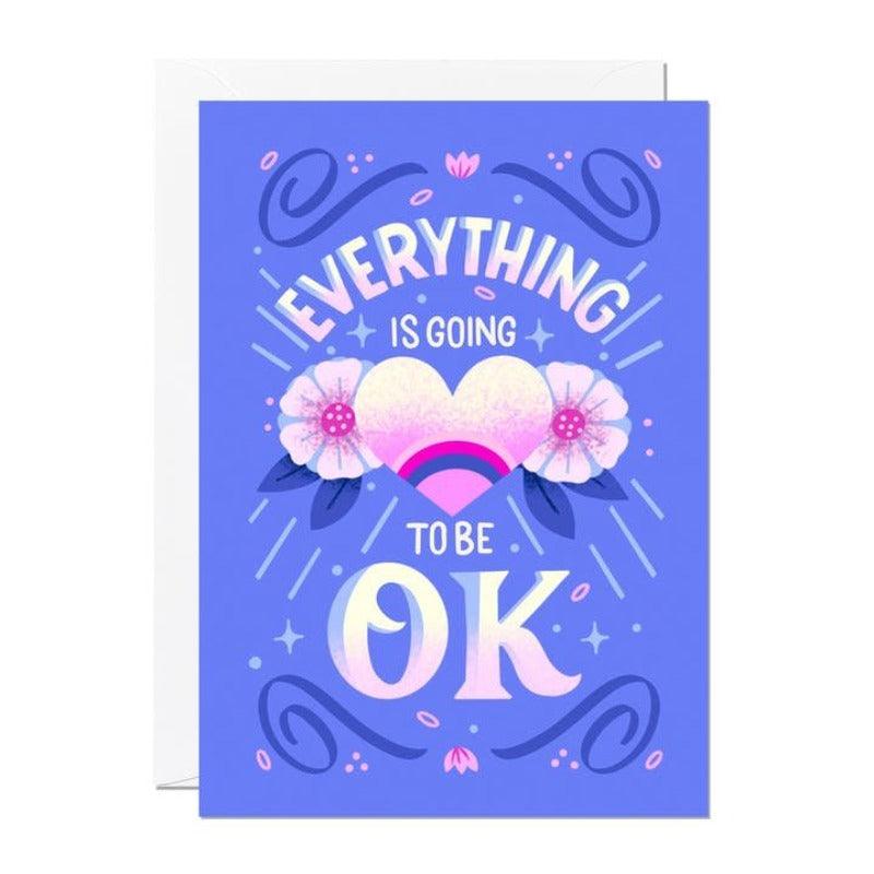 Kaart Everything Is Going To Be Okay