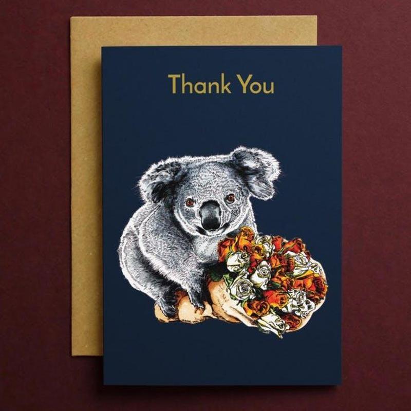Kaart Thank You - Koala