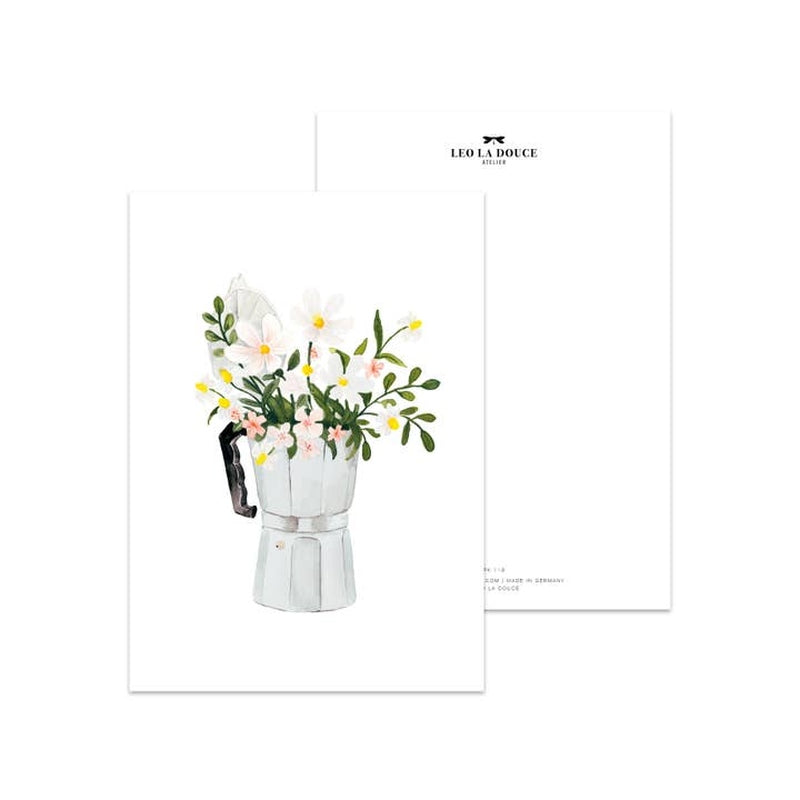 Kaart White Espresso Bouquet