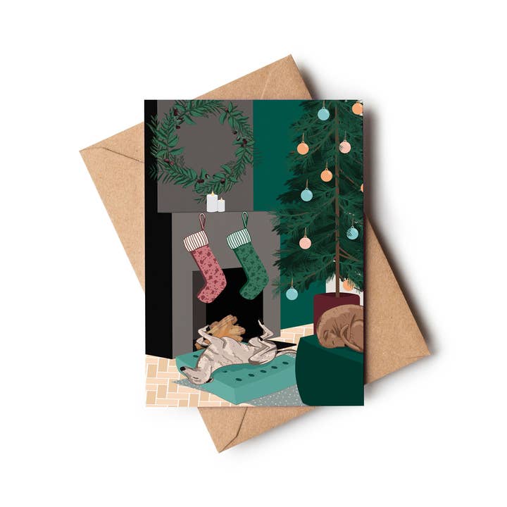 Kaart Sleeping Sighthounds