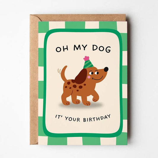 Kaart Oh My Dog It's Your Birthday