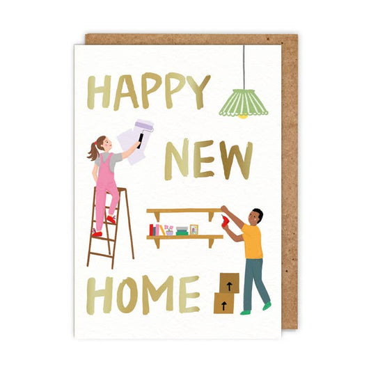 Kaart Happy New Home