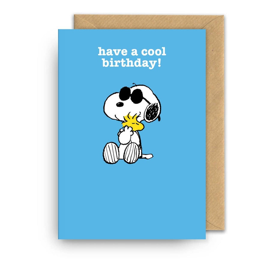 Kaart Have a Cool Birthday Snoopy