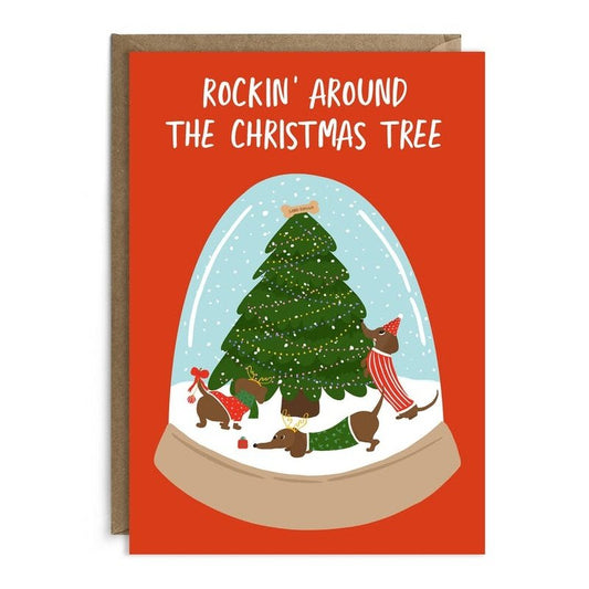 Kaart Rockin' Around The Christmas Tree