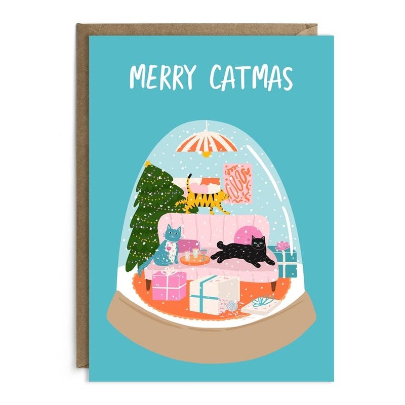 Kaart Merry Catmas