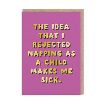 Kaart I Rejected Napping