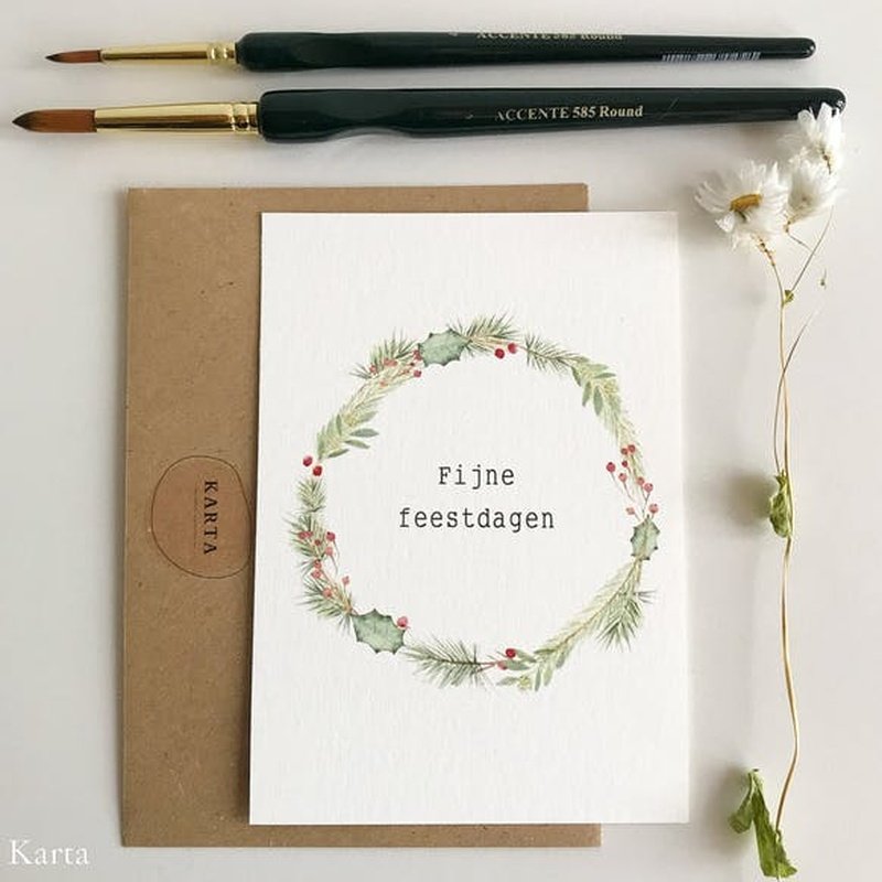 Kaart Fijne Feestdagen