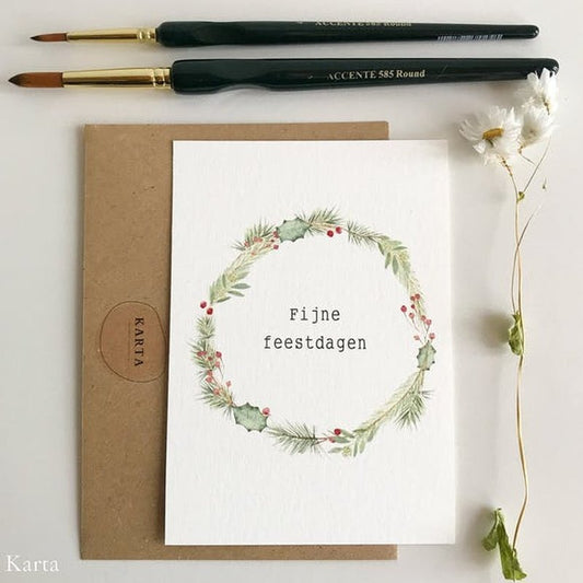 Kaart Fijne Feestdagen