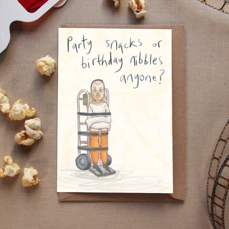 Kaart Party Snacks | Hannibal Lecter