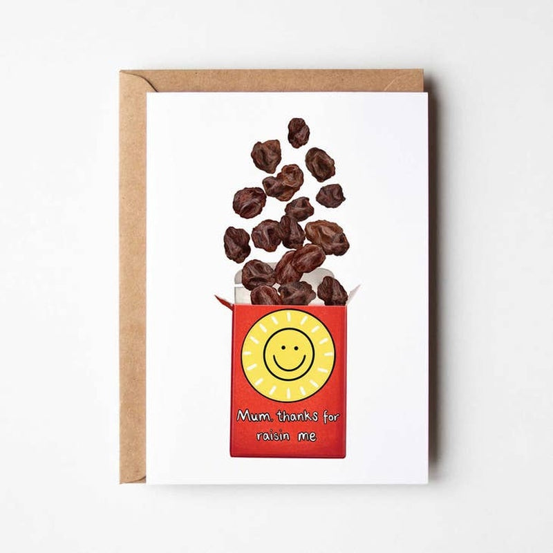 Kaart Mum, Thanks For Raisin Me