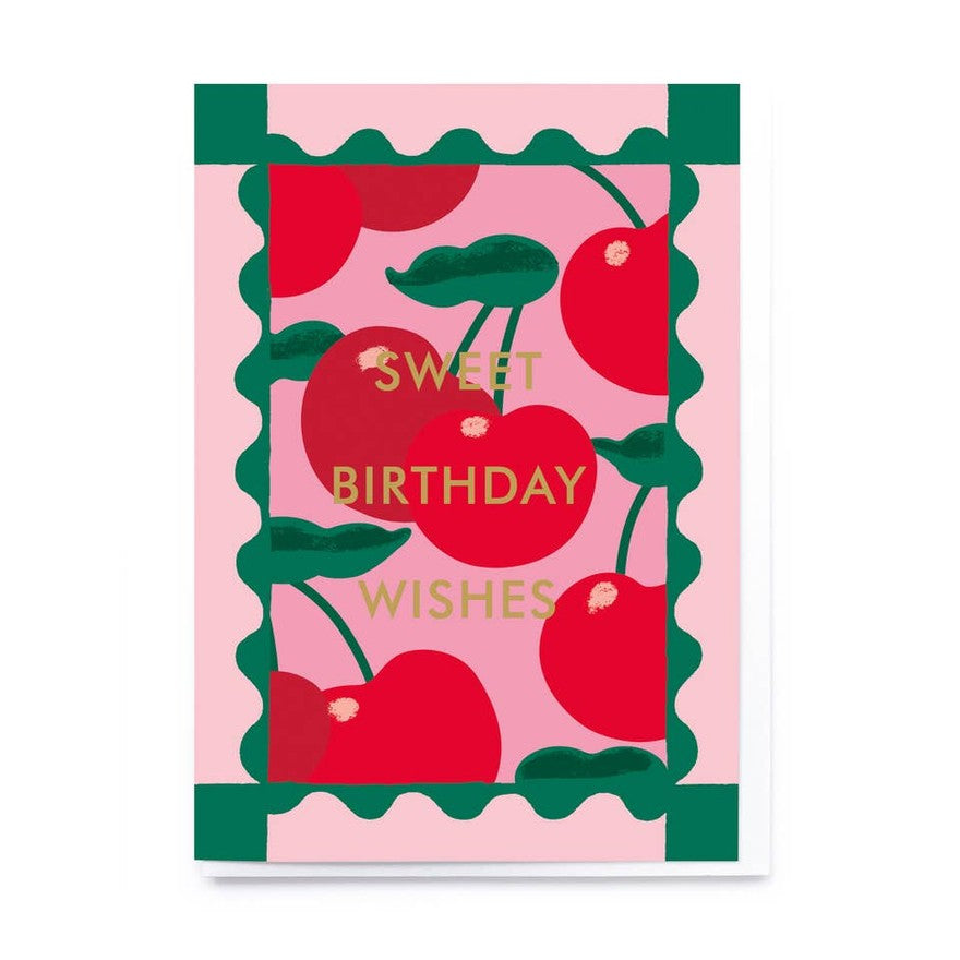 Kaart Cherries Birthday