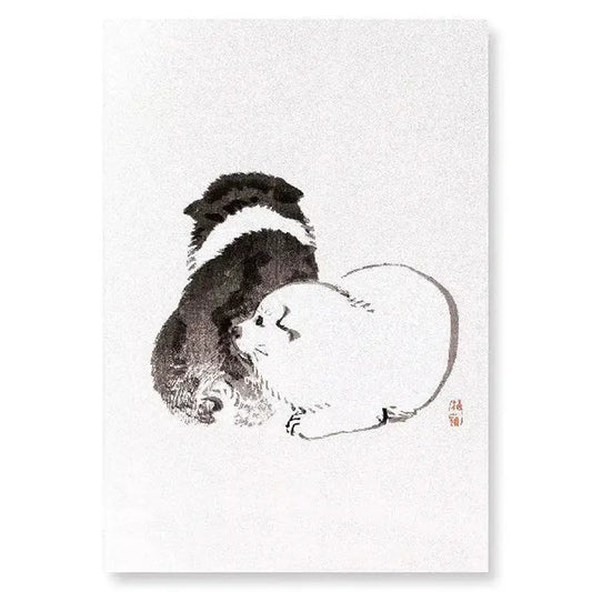 Dog Puppies A4 Print