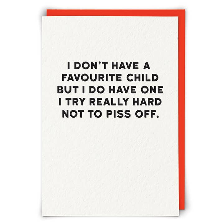 Kaart Favourite Child