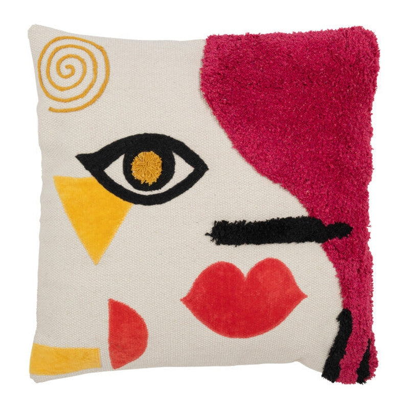 Kussen Vierkant Abstract Gezicht