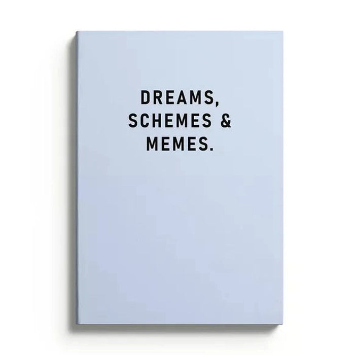 A5 Notebook Dreams, Schemes & Meme