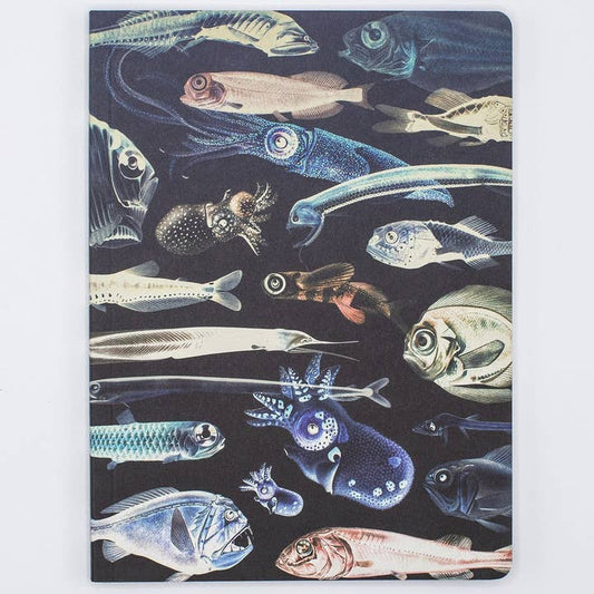 Deep Sea Softcover Notebook - Dot Grid Pages