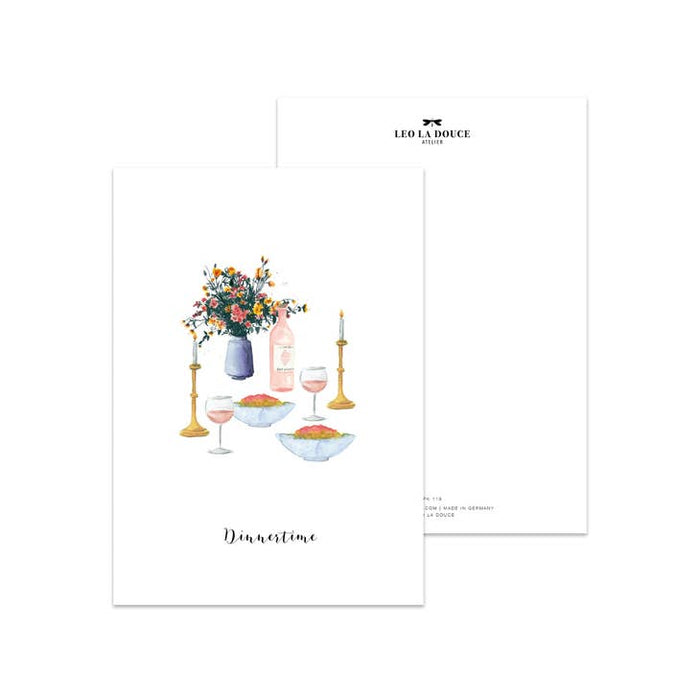 Postcard Dinnertime | Una busta