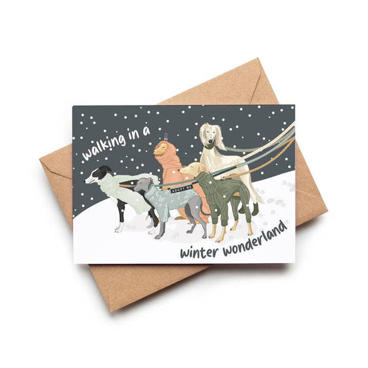 Kaart Walking In a Winter Wonderland