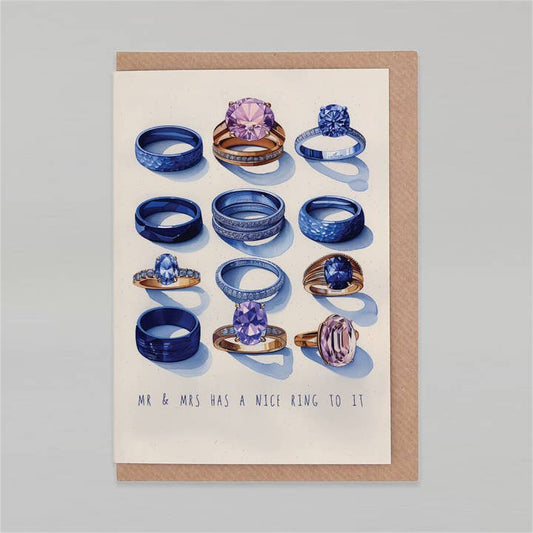 Kaart Mr & Mrs Has a Nice Ring To It