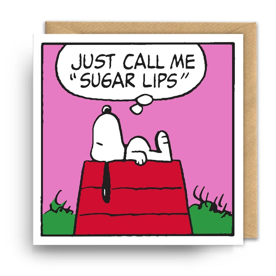 Kaart Snoopy Sugarlips