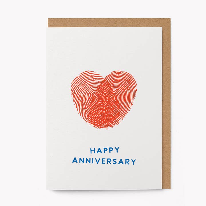Kaart Fingerprint Heart