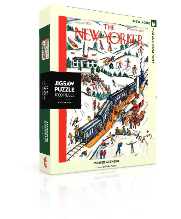 New York Puzzle Company Winter Weekend Puzzle 1000 pezzi