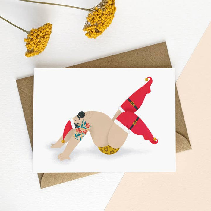 Card Sexy Babbo Natale