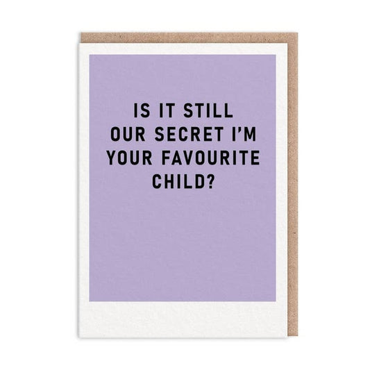 Kaart Favourite Child