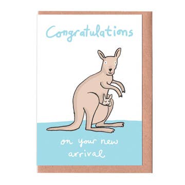 Kaart Baby Kangaroo