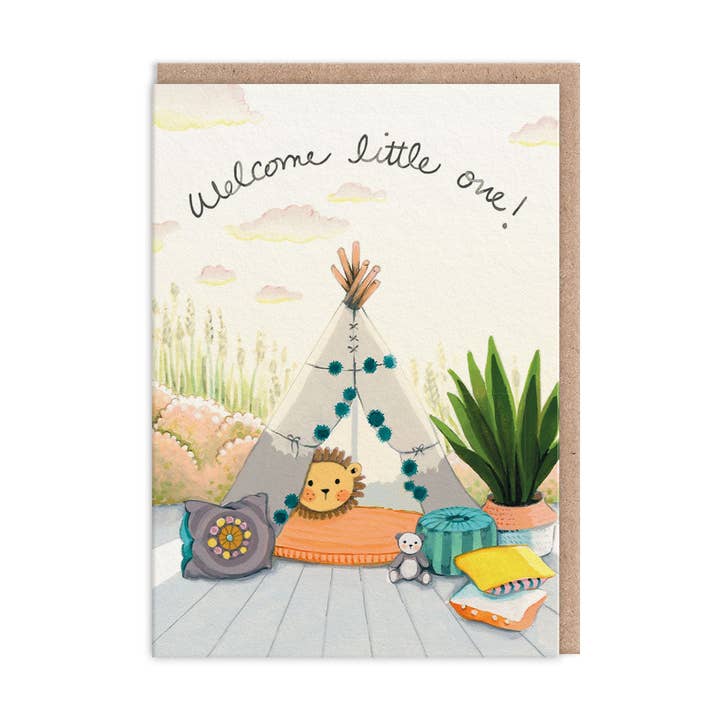 Kaart Welcome Little One | Tipi