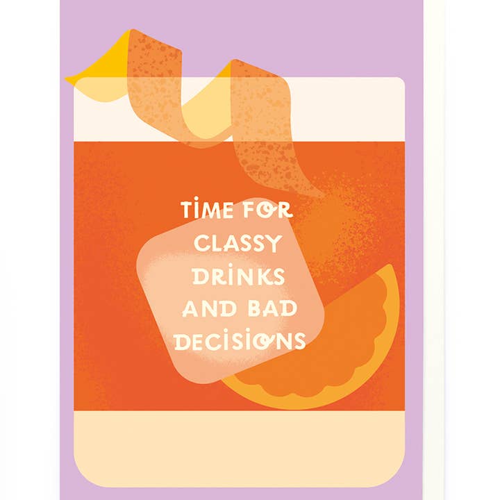 Kaart Negroni Birthday